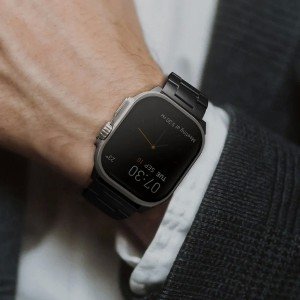 Ремень Uniq Osta Apple Watch Steel Strap Stainless Steel 44/45/46/49mm Space Black