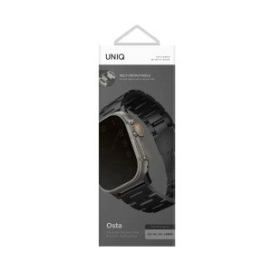 Ремень Uniq Osta Apple Watch Steel Strap Stainless Steel 44/45/46/49mm Space Black