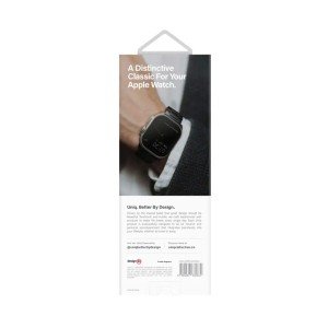 Ремень Uniq Osta Apple Watch Steel Strap Stainless Steel 44/45/46/49mm Space Black