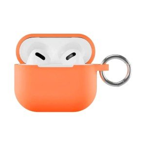 Чехол силиконовый «vlp» для AirPods 3 Карабин Orange Чехол силиконовый «vlp» для AirPods 3 Карабин Orange