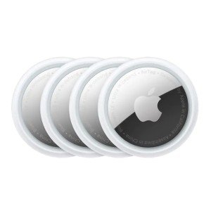 Беспроводная метка Apple AirTag, 4 штуки, цвет серебристый 