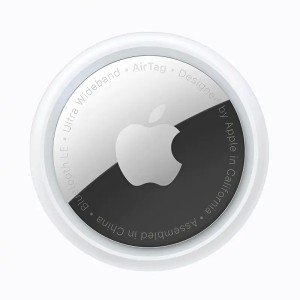 Беспроводная метка Apple AirTag, 4 штуки, цвет серебристый 