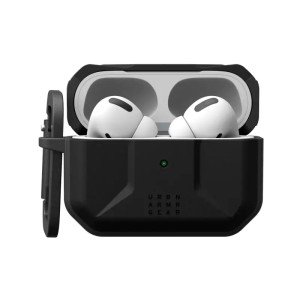 Чехол с карабином Urban Armor Gear (UAG) для Apple Airpods Pro/Pro 2 Civilian Black