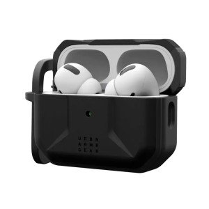 Чехол с карабином Urban Armor Gear (UAG) для Apple Airpods Pro/Pro 2 Civilian Black