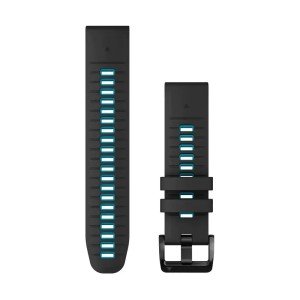 Ремешок Garmin QUICKFIT 22 Watch Band, силикон Blue/Black