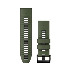 Ремешок Garmin QUICKFIT 26 Watch Band, силикон Moss/Graphite