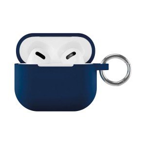 Чехол силиконовый «vlp» для AirPods 3 Карабин Dark/Blue Чехол силиконовый «vlp» для AirPods 3 Карабин Dark/Blue