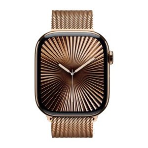 Ремешок Apple Watch 46mm Milanese Loop 44/45/46/49mm M/L Gold