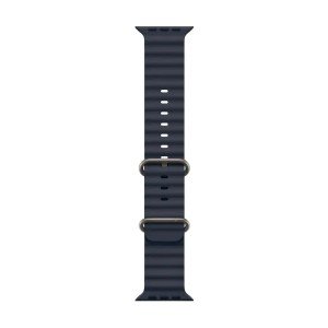 Ремешок Apple Watch 49mm Ocean Band Natural Titanium Finish 44/45/46/49mm Navy