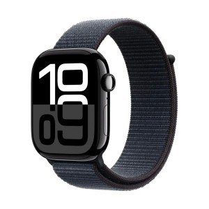 Смарт-часы Apple Watch Series 10 Jet Black Aluminium Case with Sport Loop 42mm Ink Смарт-часы Apple Watch Series 10 Jet Black Aluminium Case with Sport Loop 42mm Ink