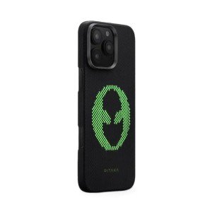Чехол PITAKA Tactile Woven для iPhone 16 Pro Max 6.9" MagSafe Alien