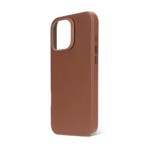 Чехол Decoded Leather Back Cover для iPhone 16 Pro  6.3" MagSafe Tan