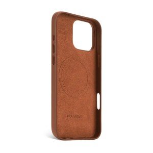 Чехол Decoded Leather Back Cover для iPhone 16 Pro  6.3" MagSafe Tan
