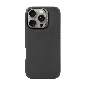 Чехол Decoded Leather Back Cover для iPhone 16 Pro Max 6.9" MagSafe Black