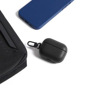 Чехол Mujjo Leather Echelon для Airpods Pro 2 Black