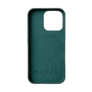 Чехол Mujjo Full Leather Case для iPhone 16 Pro Max 6.9" MagSafe Livid Green