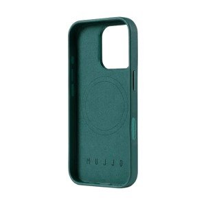 Чехол Mujjo Full Leather Case для iPhone 16 Pro Max 6.9" MagSafe Livid Green