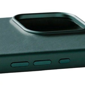 Чехол Mujjo Full Leather Case для iPhone 16 Pro Max 6.9" MagSafe Livid Green