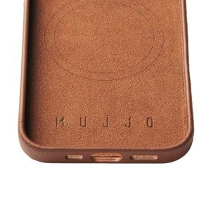 Чехол Mujjo Leather Case для iPhone 16 Pro 6.3" MagSafe Tan