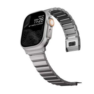 Ремешок Nomad Titanium Band для Apple Watch 44/45/46/49mm Silver