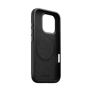 Чехол Nomad Modern Leather для iPhone 16 Pro 6.3" MagSafe Black