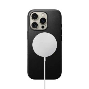 Чехол Nomad Modern Leather для iPhone 16 Pro Max 6.9" MagSafe Black