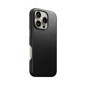 Чехол Nomad Traditional Leather для iPhone 16 Pro Max 6.9" MagSafe Black