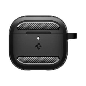 Чехол Spigen Rugged Armor для Airpods 4 Matte Black