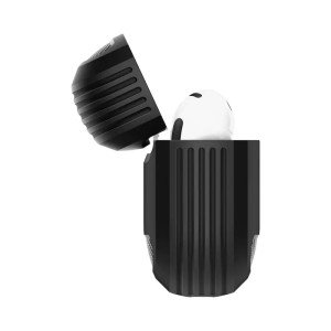 Чехол Spigen Rugged Armor для Airpods 4 Matte Black