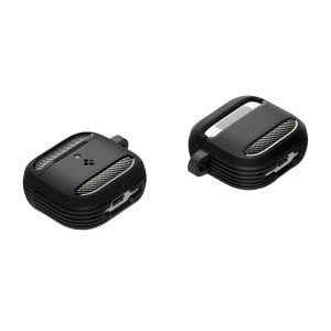 Чехол Spigen Rugged Armor для Airpods 4 Matte Black