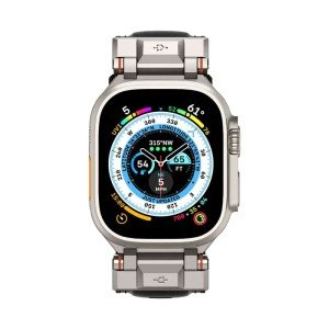 Ремешок Spigen DuraPro Armor PU для Apple Watch 44/45/46/49mm Black