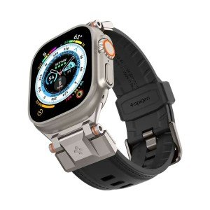 Ремешок Spigen DuraPro Armor PU для Apple Watch 44/45/46/49mm Black