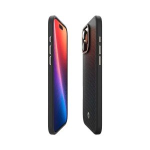 Чехол Spigen Enzo Aramid для iPhone 16 Pro 6.3" MagSafe Black Natural