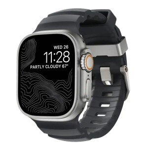 Ремешок Nomad Rocky Point Band для Apple Watch, Natural Finish 44/45/46/49mm Storm