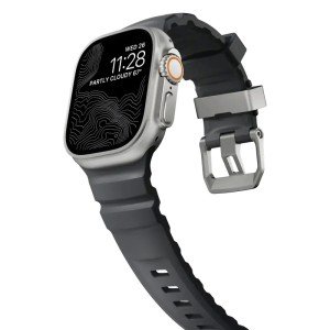 Ремешок Nomad Rocky Point Band для Apple Watch, Natural Finish 44/45/46/49mm Storm