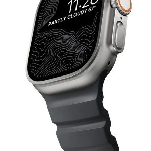 Ремешок Nomad Rocky Point Band для Apple Watch, Natural Finish 44/45/46/49mm Storm