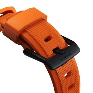 Ремешок Nomad Rugged Strap для Apple Watch 44/45/46/49mm Orange/Black