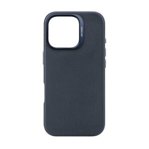 Чехол Decoded Leather Back Cover для iPhone 16 Pro  6.3" MagSafe Navy