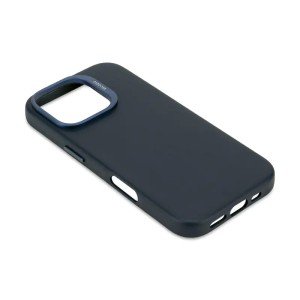 Чехол Decoded Leather Back Cover для iPhone 16 Pro  6.3" MagSafe Navy
