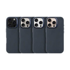 Чехол Decoded Leather Back Cover для iPhone 16 Pro Max 6.9" MagSafe Navy