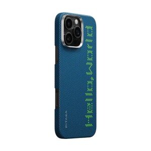 Чехол Pitaka Tactile Luminous Woven для iPhone 16 Pro 6.3" MagSafe Hello World