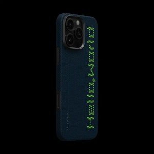 Чехол Pitaka Tactile Luminous Woven для iPhone 16 Pro 6.3" MagSafe Hello World