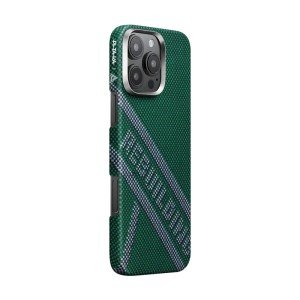 Чехол PITAKA Tactile Woven для iPhone 16 Pro 6.3" MagSafe Green