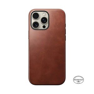 Чехол Nomad Modern Leather Horween для iPhone 16 Pro Max 6.9" MagSafe Olde Dublin
