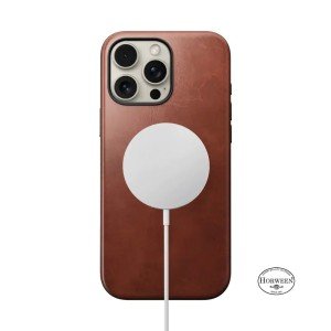 Чехол Nomad Modern Leather Horween для iPhone 16 Pro Max 6.9" MagSafe Olde Dublin