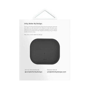 Чехол Uniq Lino Liquid Silicone для Airpods 4 Grey