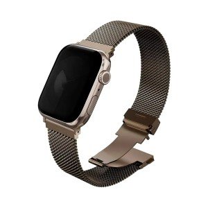 Ремень Uniq Dante Pro Milanese Loop для Apple Watch 44/45/46/49mm Gold