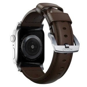 Ремешок Nomad Traditional для Apple Watch 44/45/46/49mm Brown/Silver