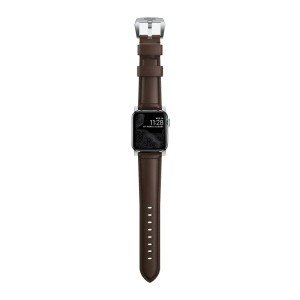 Ремешок Nomad Traditional для Apple Watch 44/45/46/49mm Brown/Silver
