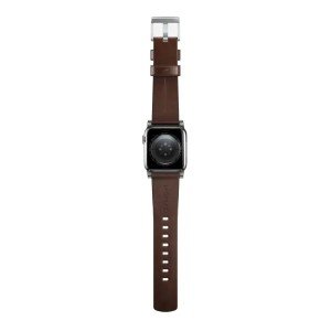 Ремешок Nomad Modern для Apple Watch 44/45/46/49mm Brown/Silver